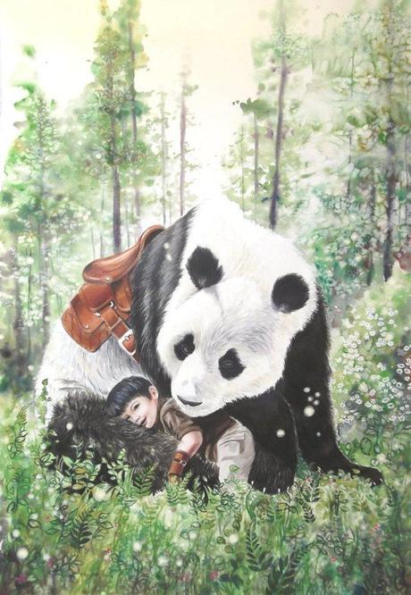 A Boy and his Panda by In-The-Distance