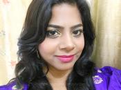 FOTD Blue Pink Festive Makeup