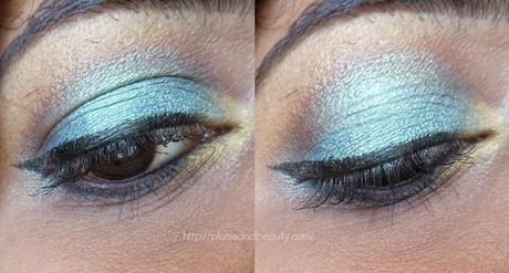 FOTD : Blue + Pink Festive Makeup