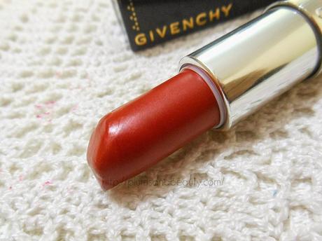 Givenchy Rouge Interdit Satin Lipstick Maharani Henna (41) : Review, Swatch, FOTD