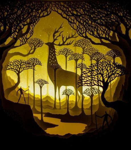 backlit paper sculptures 6