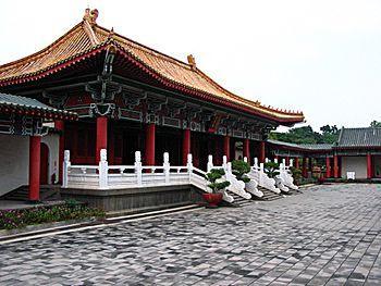 The Confucian Temple on Lotus Lake, in Kaohsiu...