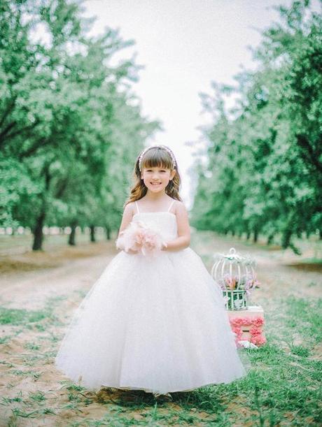 Gorgeous ball gown flower girl dress