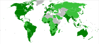 English: WTO founder members (1 January 1995) ...