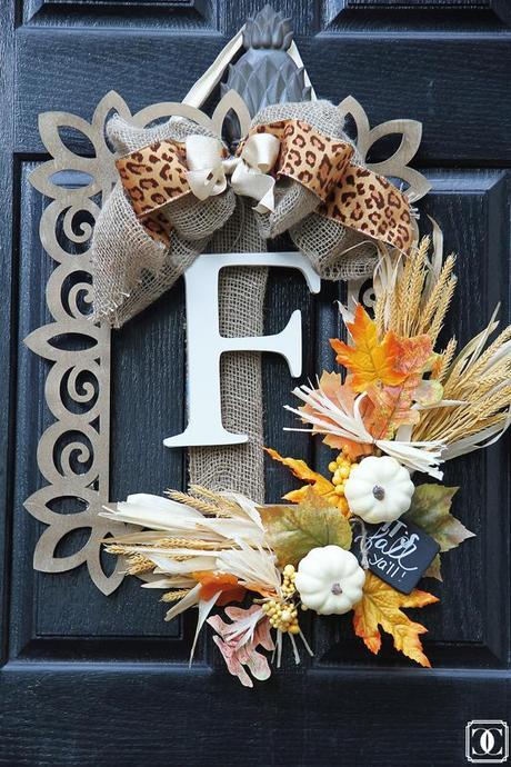 Gorgeous Fall wreath tutorial