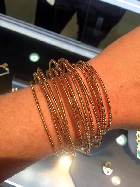 Rose Gold Bangle by SHerry Bender at the Goldsmith LTD