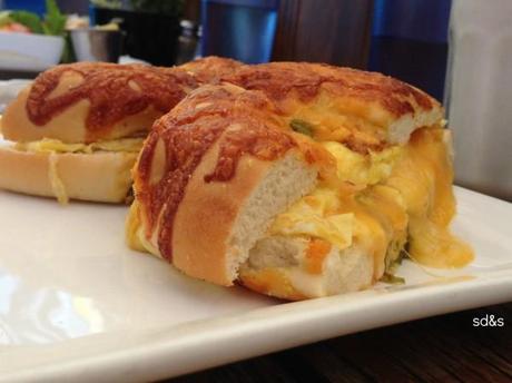 Breakfast Bagel Sandwich @ Swell Cafe