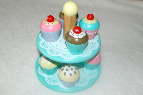 Wooden cupcake stand from the Great Little Trading Company