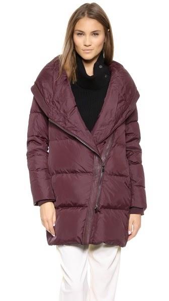 Shawl Collar Puffer Coat by: Vince @Shopbop