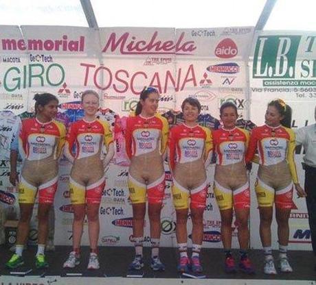 Columbian women's cycling team