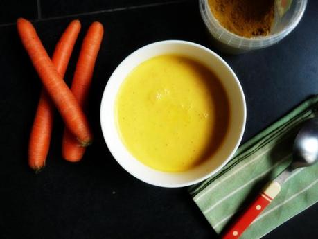 Curry, Coconut and Carrot Blender Soup