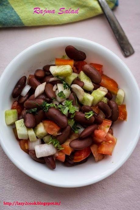 Rajma Salad | Kidney Bean Salad