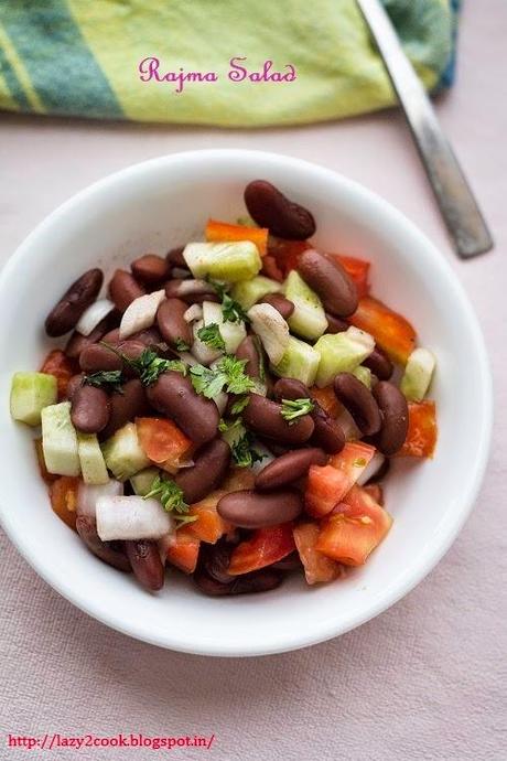 Rajma Salad | Kidney Bean Salad
