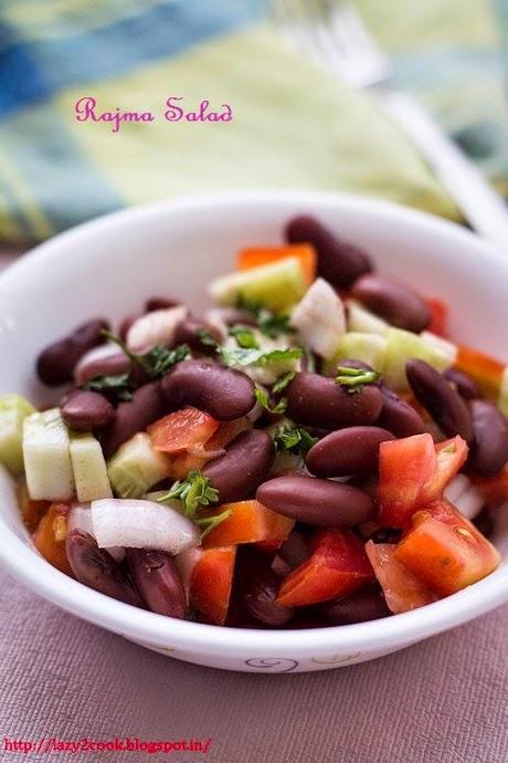 Rajma Salad | Kidney Bean Salad