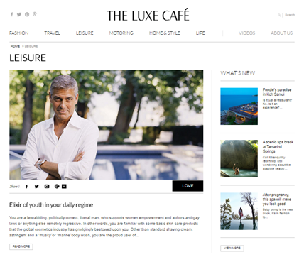 the luxe cafe portal