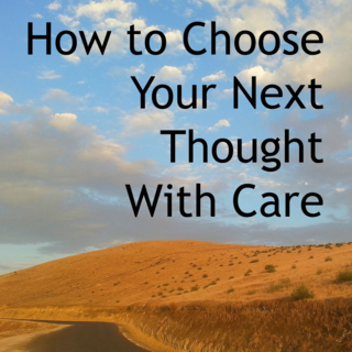 Changing thoughts happens in a finger-snap moment of awareness. Snap your fingers with the new thought and wham! Change happens. We just need to remember to choose better. Sometimes that may become a conscious daily practice