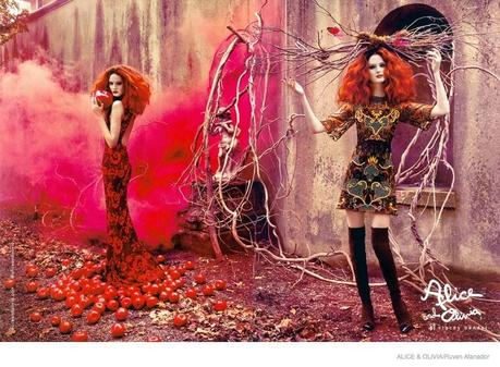 LISA CANT FOR ALICE + OLIVIA FALL 2014 ADS BY RUVEN AFANADOR