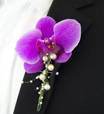 Flower Boutonniere Orchid