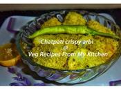 Chatpati Crispy Arbi(spicy-crispy Colocasia)