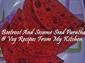 Beetroot Sesame Paratha /Roti