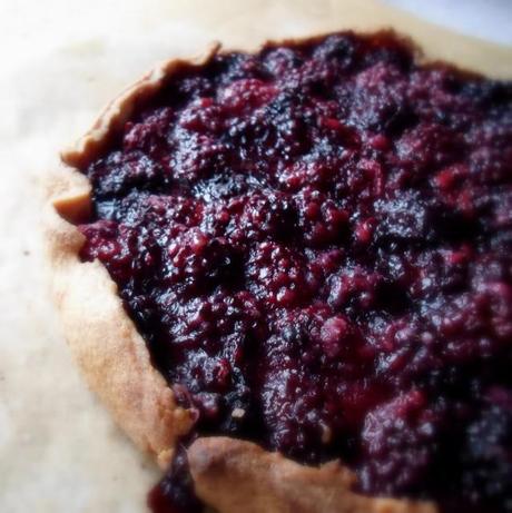 Fresh Blackberry Tart with Spiked Creme Anglaise