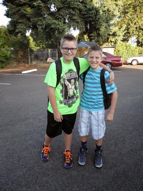 First Day of Fifth and Seventh Grades