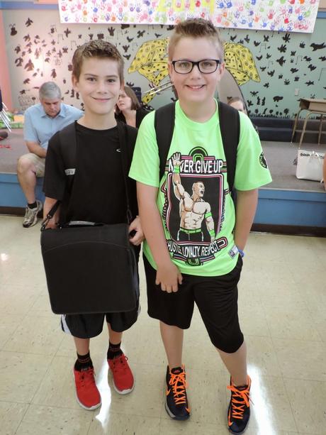 First Day of Fifth and Seventh Grades