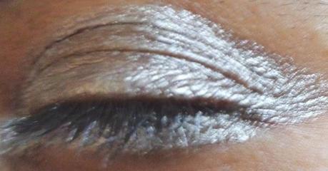 E.L.F Primer Eyeshadow in Sexy Silver and How NOT to use it