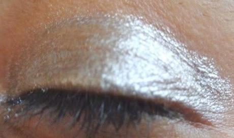 E.L.F Primer Eyeshadow in Sexy Silver and How NOT to use it