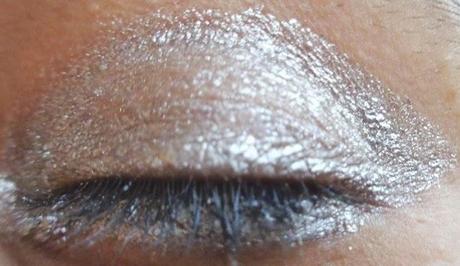 E.L.F Primer Eyeshadow in Sexy Silver and How NOT to use it