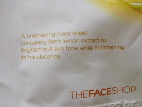 What Not To Buy: The Face Shop Real Nature Mask in Lemon