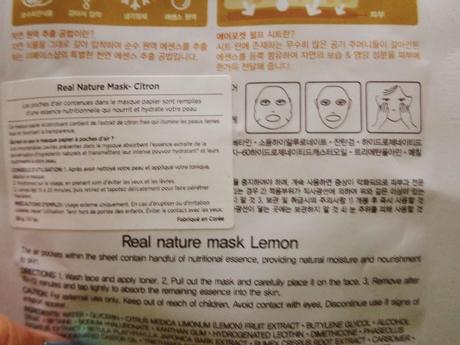 What Not To Buy: The Face Shop Real Nature Mask in Lemon