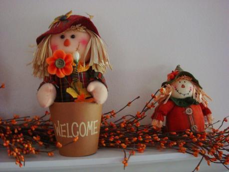 Fall Harvest With Scarecrows