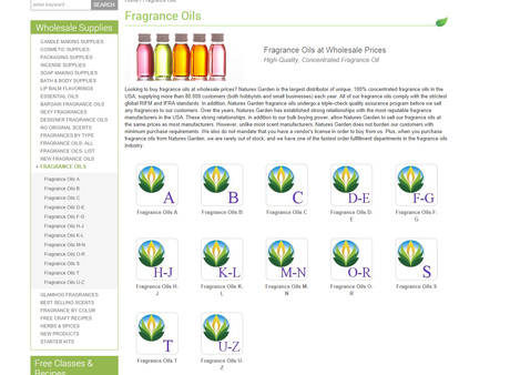 fragrance oils a-z