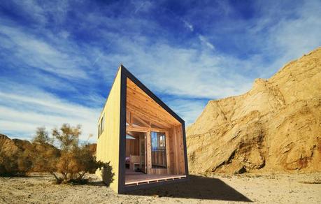 The Wedge modular cabin design in the California state parks