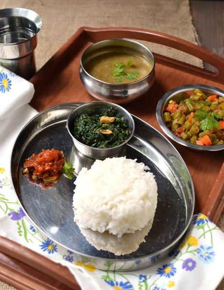 Nepal -- Simple Vegetarian Thali (Recipes)
