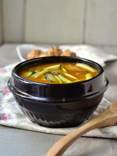Korea -- Miso Soup & Joomuk Bap (Vegetarian/ Vegan Recipes)