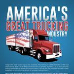 Economic Impact of Commercial Trucking In the USA Infographic