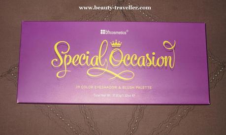 Review : BH cosmetics Special Occasion Palette