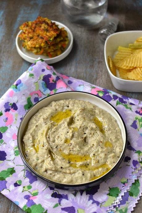 Qatar -- Motabel (Smokey Eggplant & Tahini dip)