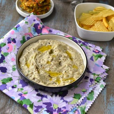 Qatar -- Motabel (Smokey Eggplant & Tahini dip)