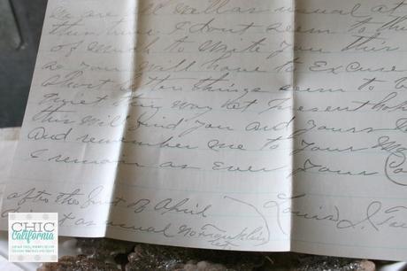 Vintage Letters I remain as ever