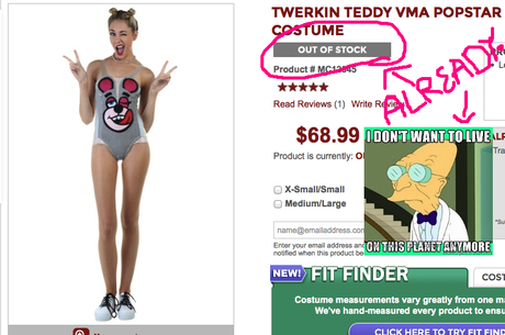 Miley Cyrus Bear Costume