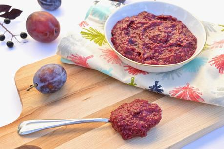 Plum and Coconut Chia Seed Jam (Paleo, Fruit)