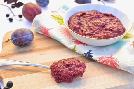 Plum and Coconut Chia Seed Jam (Paleo, Fruit)