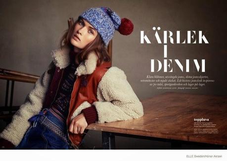 LARA MULLEN FOR ELLE SWEDEN BY HONER AKRAWI