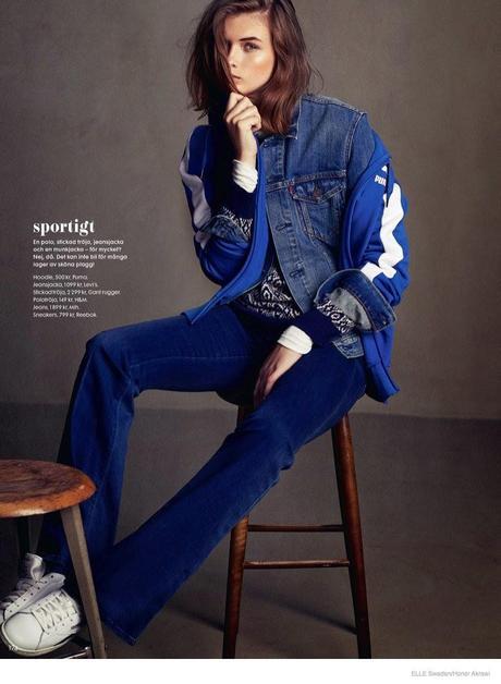 LARA MULLEN FOR ELLE SWEDEN BY HONER AKRAWI