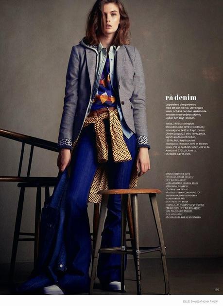 LARA MULLEN FOR ELLE SWEDEN BY HONER AKRAWI
