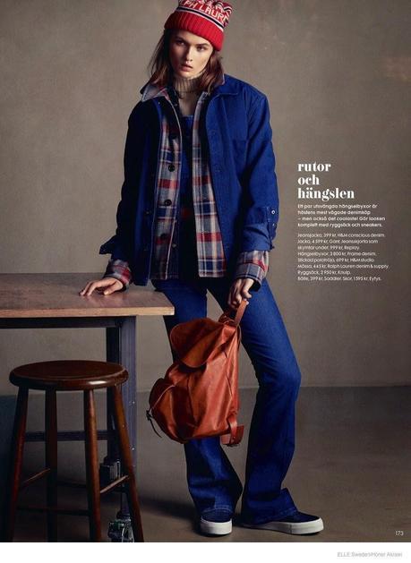 LARA MULLEN FOR ELLE SWEDEN BY HONER AKRAWI