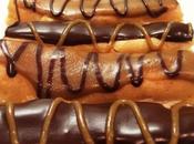 Caramel Chocolate Choux Pastry Eclairs